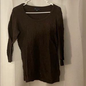 Gap cable knit brown sweater size L